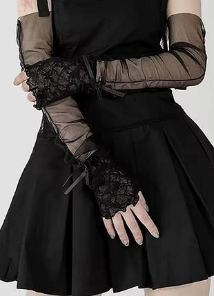 Мітенки рукава з мереживом coquette high street