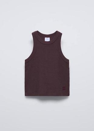 Топ в рубчик zara 8,9,10,11,12,13,14 лет