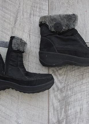 Замшеві теплі черевики на 36-37 розміру