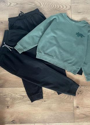 Гарний теплий набір для хлопчика, світшот і штани