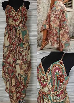 Літній комбінезон широка штанина в бохо стилі