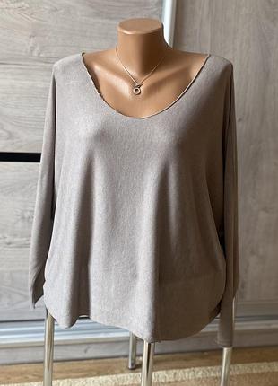 Об’ємний італійський джемпер з бавовни