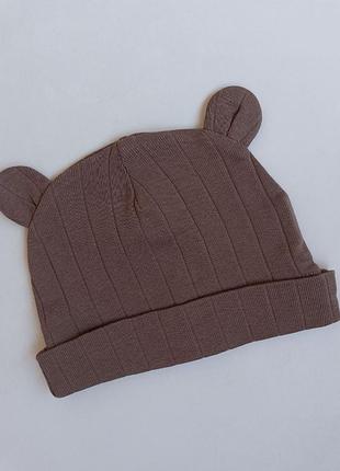 Тоненькая шапочка детская на +15-+18 градусов mamas &amp; papas 9-12 мес