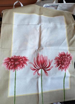 Кухонное полотенце с цветами