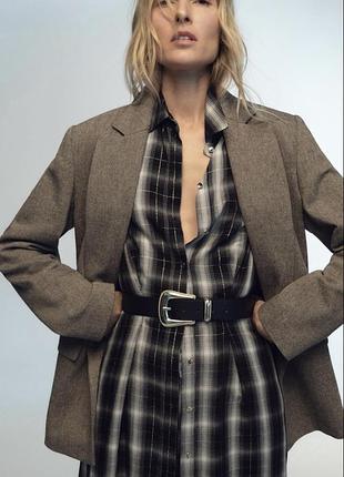 Платье рубашка zara 5