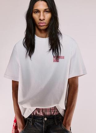 Футболка мужская h&amp;m reservoir dogs xxl белая 100% хлопок