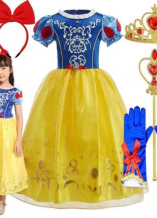 Праздничное платье принцессы белоснежки