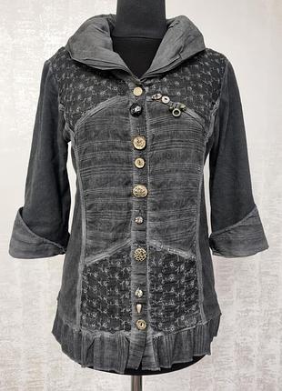 Дизайнерская хлопковая блуза