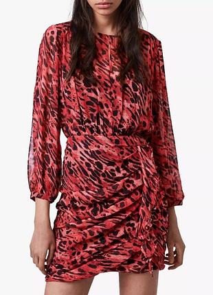 🥰міні сукня в анімалістичний принт all saints