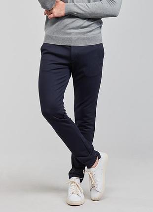 Only &amp; sons брюки - 33 • 32 • 28 - синие комфортные из стрейчевого трикотажа - модель onsmark - мужские шт33 шт32 шт28