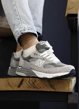Женские кроссовки new balance 993 grey white / smb+ 🔗