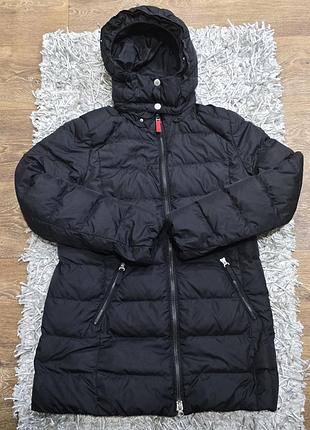 Шикарная женская пуховая куртка bogner fire ice real white с капюшоном.