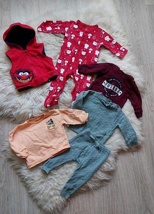 💙💛❤️ чудовий комплект речей відомих брендів майже у  новому стані на 4-6 місяців