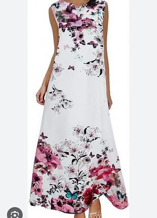 Классное легкое платье на лето