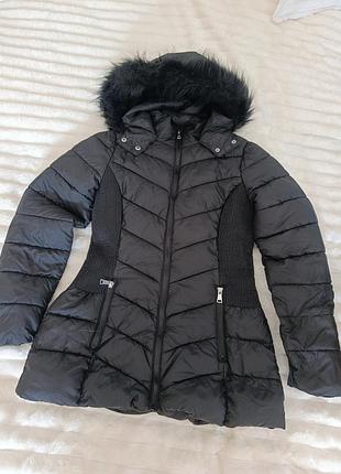 Осенняя женская курточка в черном цвете ( l ) ( m )