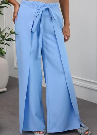 Брюки з імітацією запаху.женские брюки