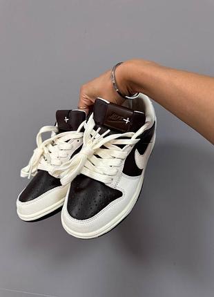 Кроссовки nike sb dunk "dark brown/cracked skin”