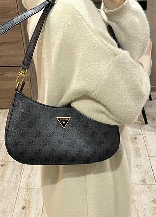 Сумка guess alexie shoulder чорна