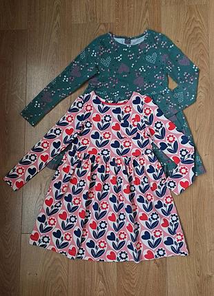 Набор/платье для девочки с длинным рукавом