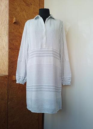 Брендове віскозне плаття міді-сорочка