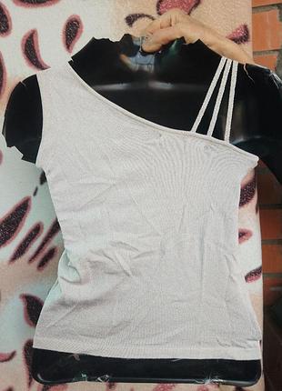 Стильний топ кроп майка блискучий топік люрекс маєчка гламурна дівчині