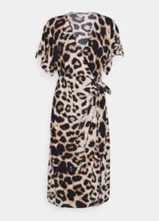 Трендова леопардова сукня сарафан принт леопардовий