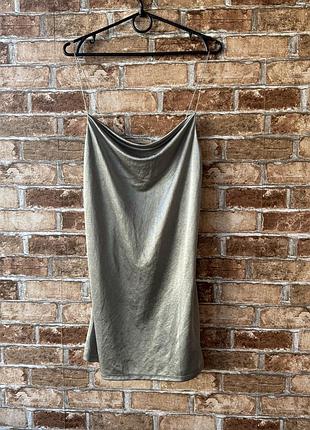 Базова сукня-майка на бретелях zara