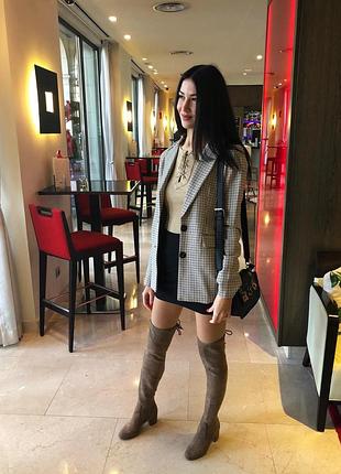 Піджак жіночій в клітинку, розмір s-m