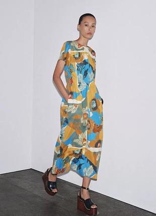 Сукня жіноча з принтом zara new