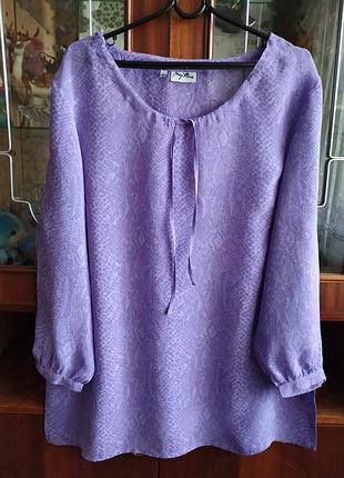 Нарядная шифоновая блуза