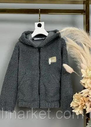 Куртка бомбер теплый барашка.