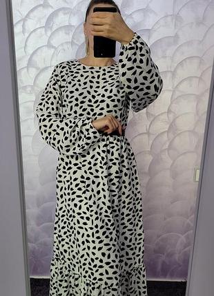 Missguided длинное платье женский свободного кроя платье белое с черным
