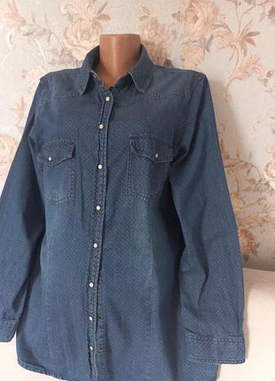 Сорочка джинсова жіноча