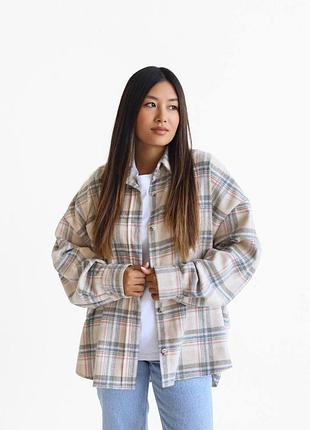 Рубашка в клетку оверсайз