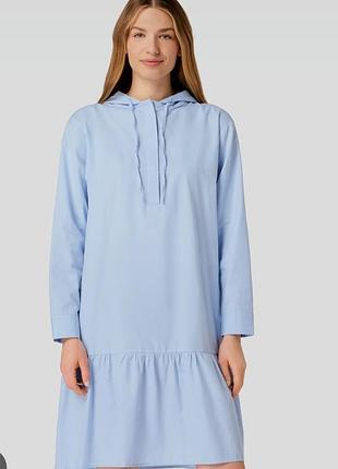Платье оверсайс от marc o polo, поплина с капюшоном