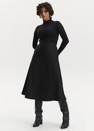 Юбка черная  букле размер 52-54 / 20 большой размер стрейчевая