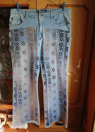 Джинсы  клеш женские стреч sul serio