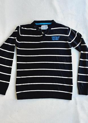 Светр джемпер смужка акріл, довжина 58 см.