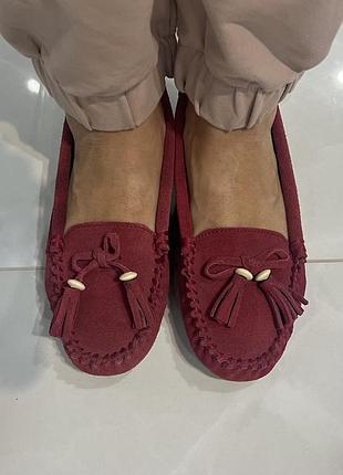 Мокасини замшеві 39 розмір