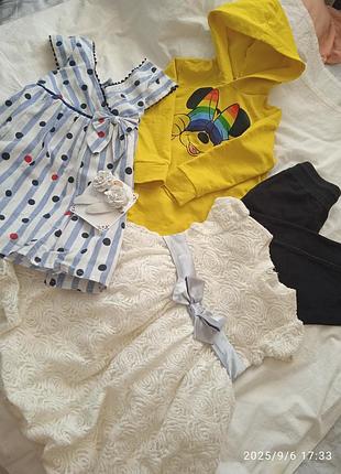 Набор одежды пакетом 2-3 года для девочек