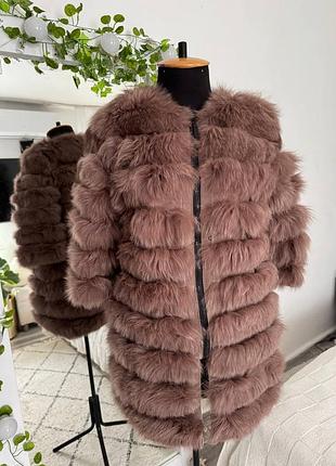 Натуральная шубка трансформер в жилетку