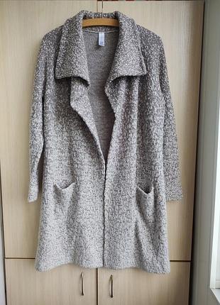 Кардиган градиент с шерстью.