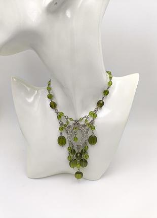 Кольє намисто чеський кришталь вінтаж