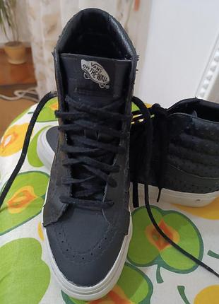 Кеды, кроссовки кожа vans
