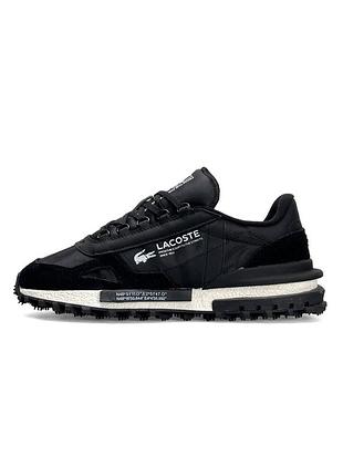 Чоловічі кросівки lacoste elite active prm black white