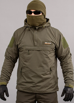 Анорак "travel defence" dark olive  91273aн