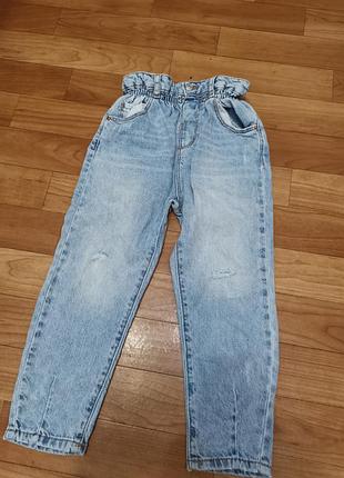 Джинсы на резинке 4-5 лет