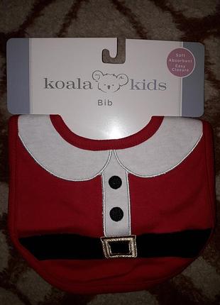 Новогодний слюнявчик koala kids оригинал