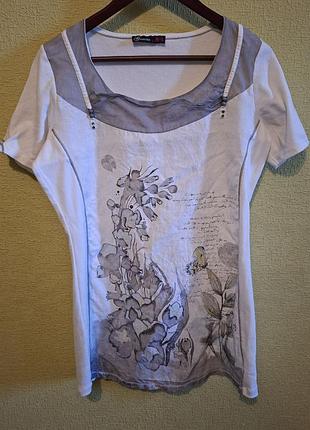Женская футболка gracia. размер m
