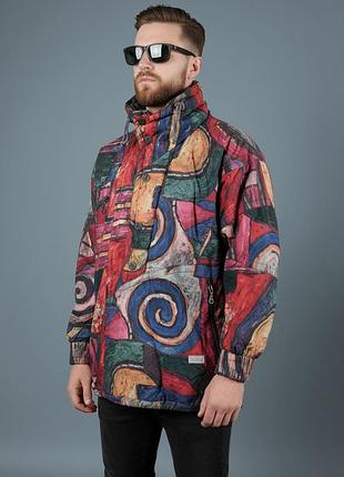 Мужская винтажная техно-рейв куртка анорак от бренда proline